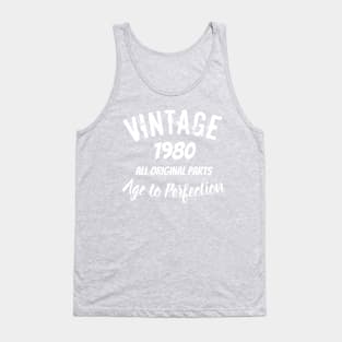 1980 Vintage All Original Parts Age to Perfection Tank Top